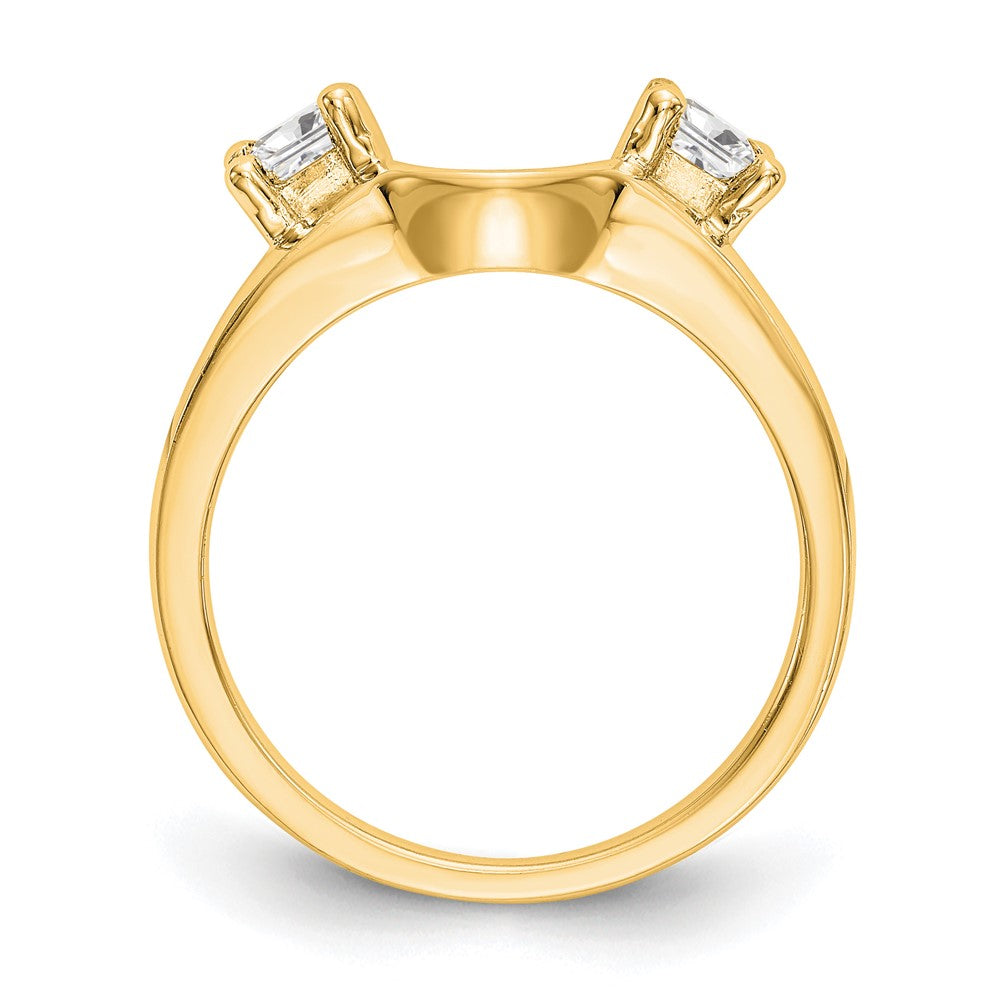 14K Yellow Gold Diamond Wrap