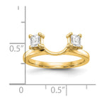 14K Yellow Gold Diamond Wrap