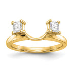 14K Yellow Gold Diamond Wrap