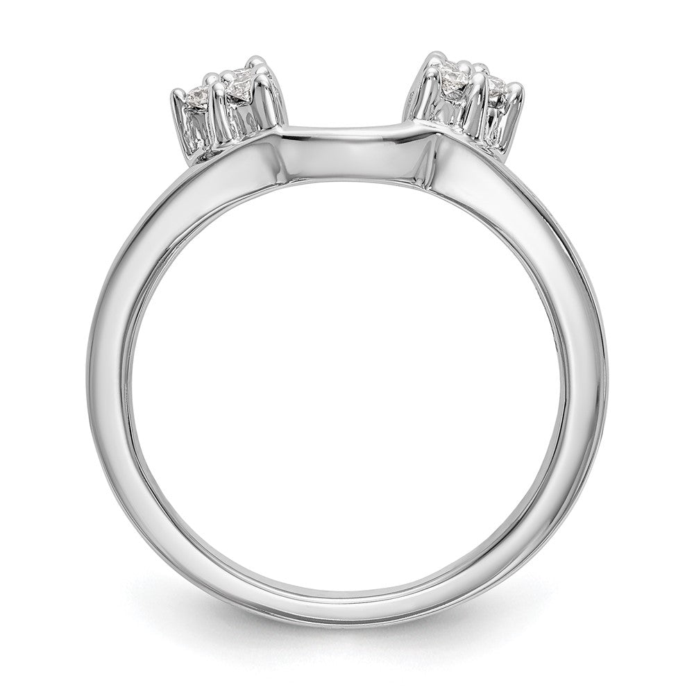14K White Diamond Wrap