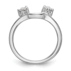 14K White Diamond Wrap