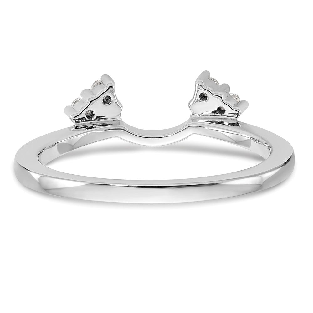 14K White Diamond Wrap