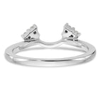 14K White Diamond Wrap