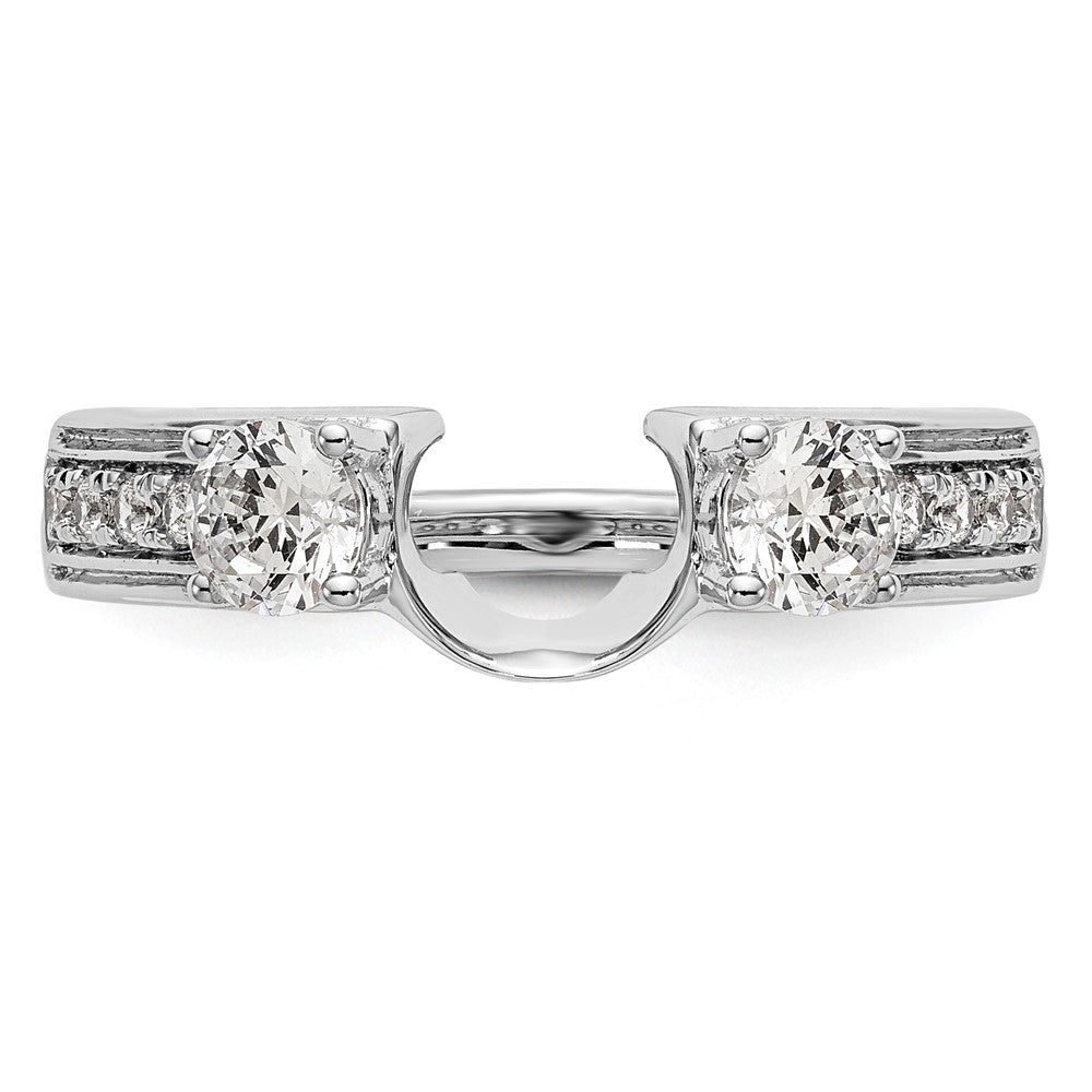 14K White Gold Diamond Wrap