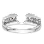 14K White Gold Diamond Wrap