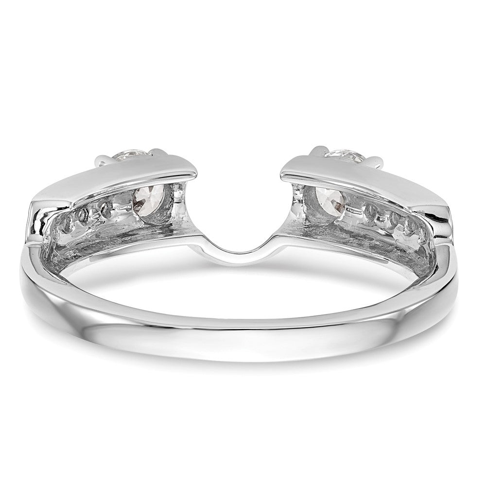 14K White Gold Diamond Wrap