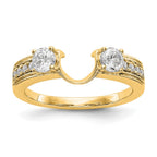 14K Yellow Gold Diamond Wrap