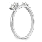 14K White Gold 1/3 carat Diamond Complete Wrap Ring
