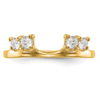 14K Yellow Gold Diamond Wrap