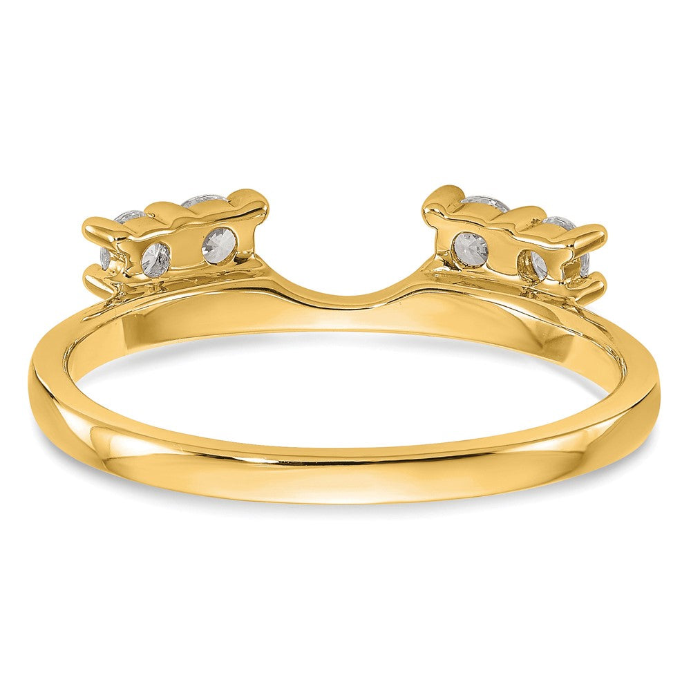 14K Yellow Gold Diamond Wrap