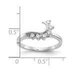 14k White Gold 1/6 carat Lab Grown Diamond VS/SI+ G+ Complete Ring Wrap