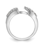 14K White Gold Diamond Wrap