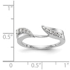 14K White Gold Diamond Wrap
