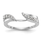 14K White Gold Diamond Wrap