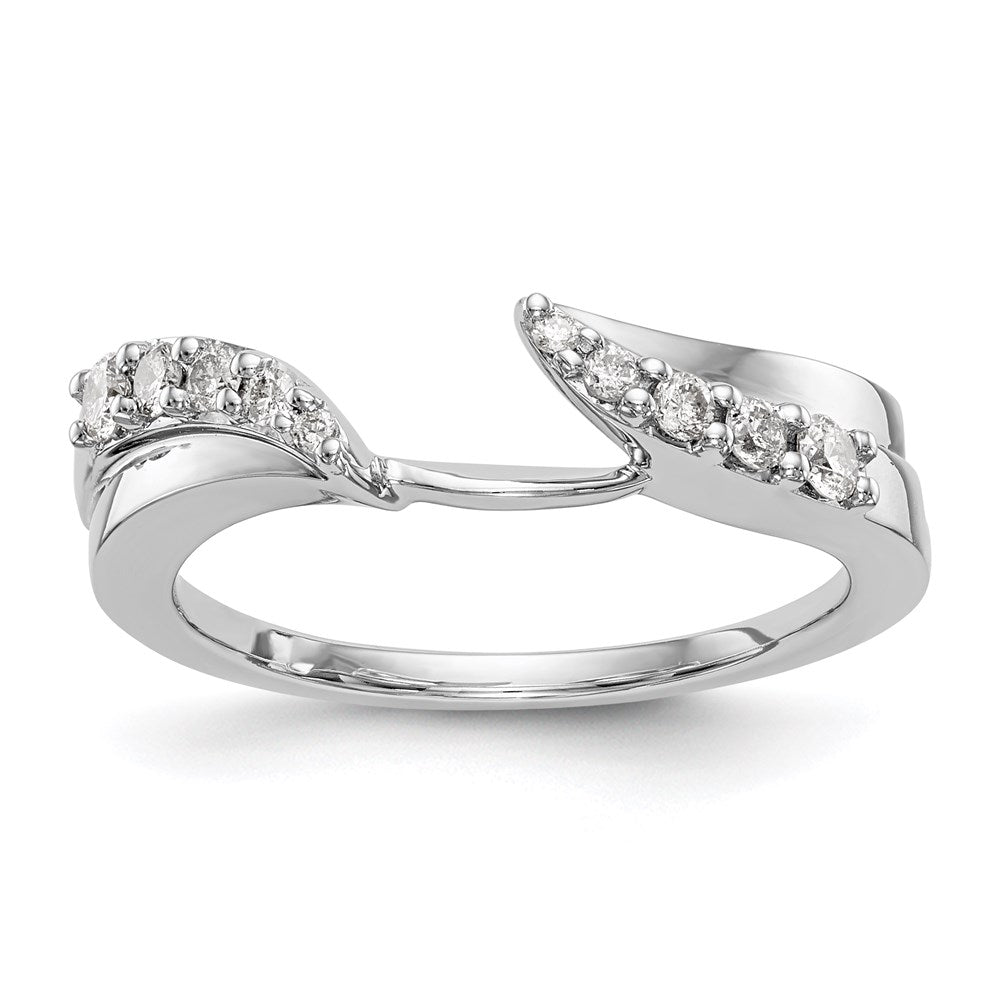 14K White Gold Diamond Wrap