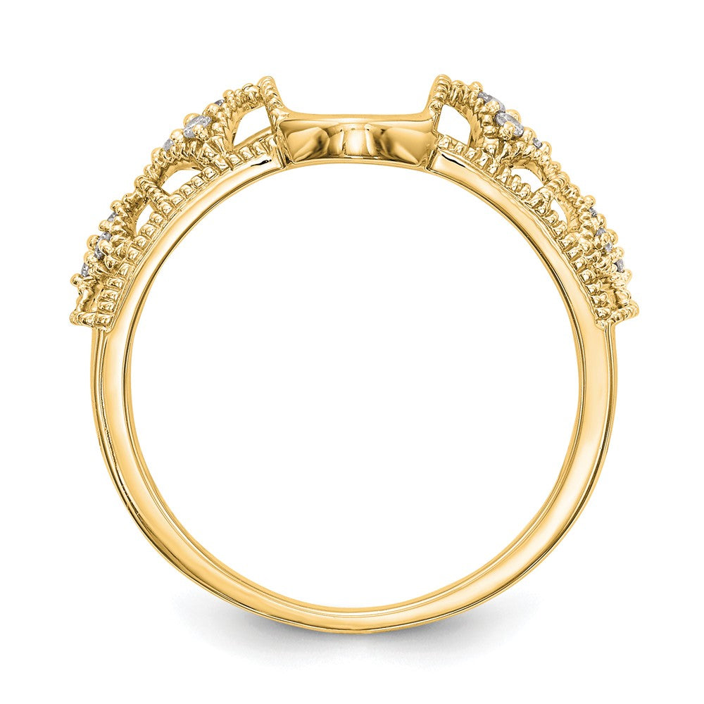 14K Yellow Gold Diamond Wrap