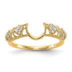 14K Yellow Gold Diamond Wrap