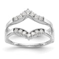 14K White Gold 1/3 carat Diamond Complete Ring Guard