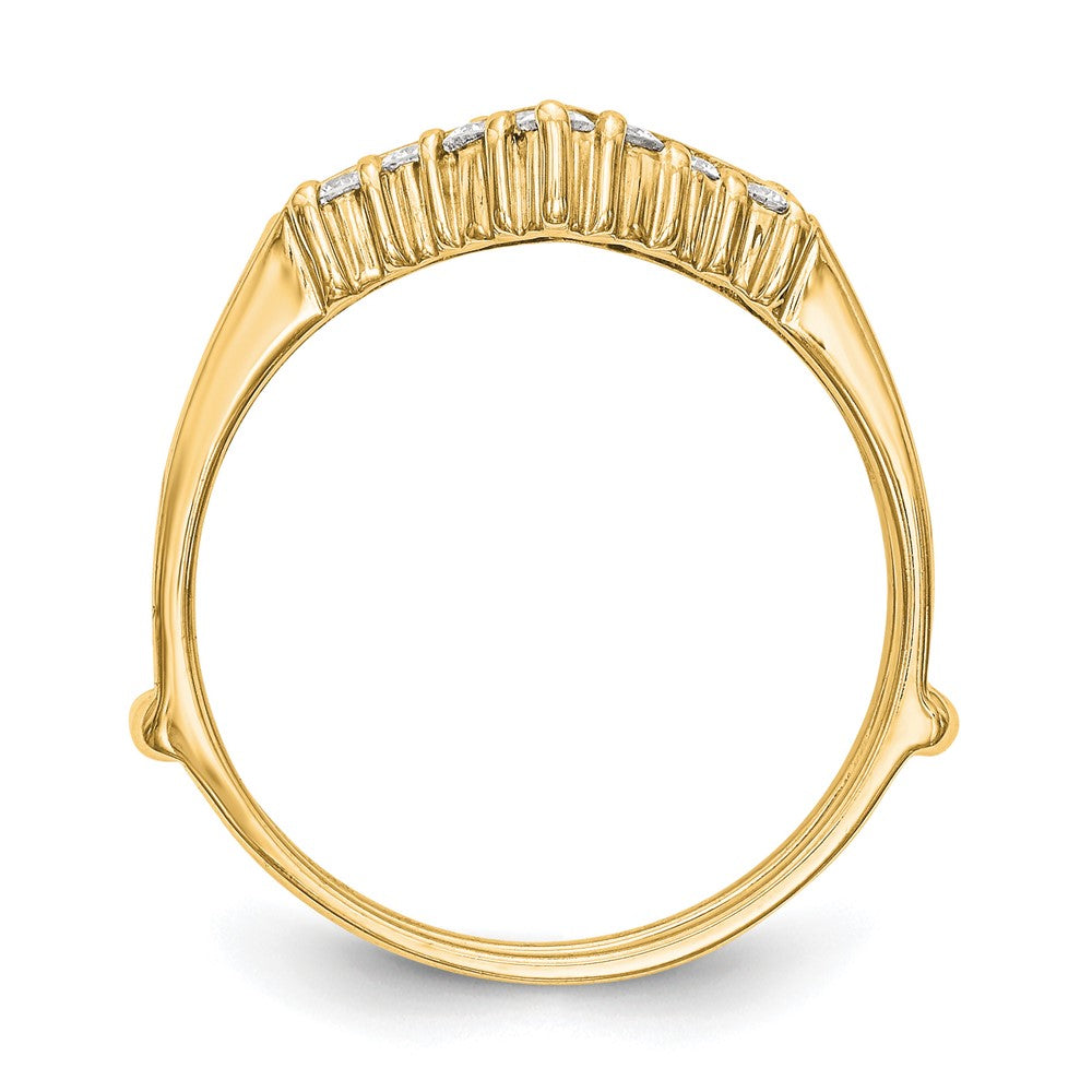 14K Yellow Gold Diamond Guard