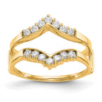14K Yellow Gold Diamond Guard