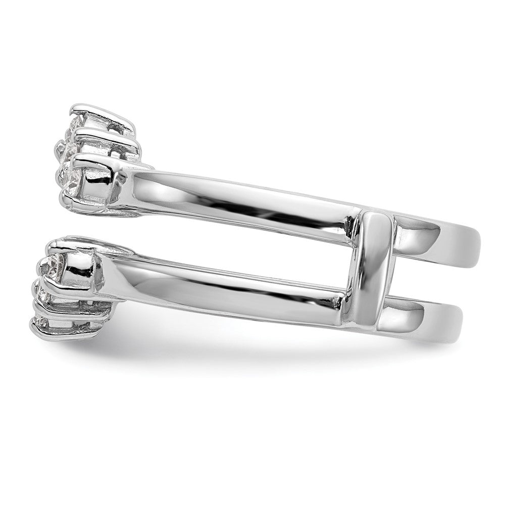 14K White Gold 1/3 carat Diamond Complete Ring Guard