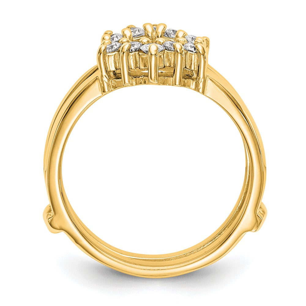 14K Yellow Gold Diamond Guard
