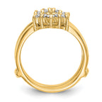 14k 1/3 carat Lab Grown Diamond VS/SI+ G+ Complete Ring Guard