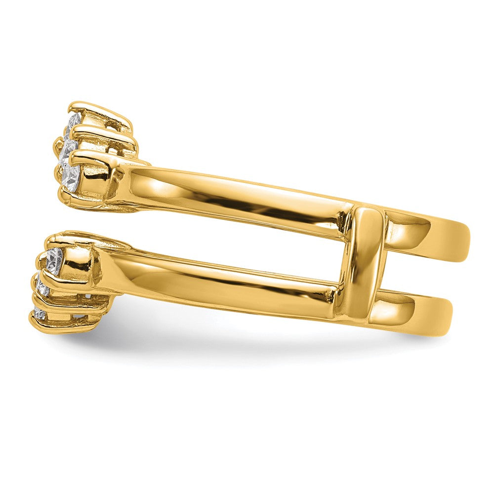 14K Yellow Gold Diamond Guard