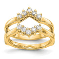 14K Yellow Gold Diamond Guard