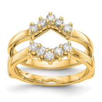 14K Yellow Gold Diamond Guard