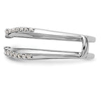 14K White Gold 1/4 carat Diamond Complete Ring Guard