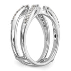 14K White Gold 1/4 carat Diamond Complete Ring Guard