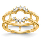 14K Yellow Gold Diamond Guard