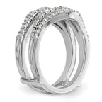 14K White Gold 5/8 carat Diamond Complete Ring Guard