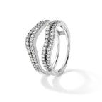 14K White Gold 5/8 carat Diamond Complete Ring Guard