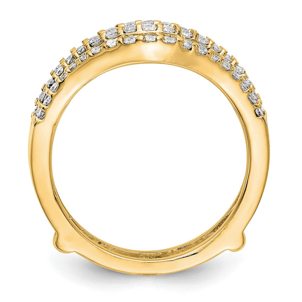 14K Yellow Gold Diamond Guard