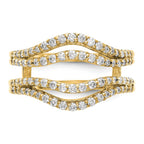 14K Yellow Gold Diamond Guard