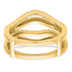 14K Yellow Gold Diamond Guard