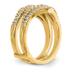 14K Yellow Gold Diamond Guard