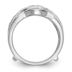 14K White Gold 1/2 carat Diamond Complete Ring Guard