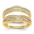 14K Yellow Gold Diamond Guard
