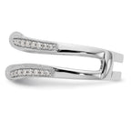 14K White Gold 1/4 carat Diamond Complete Ring Guard
