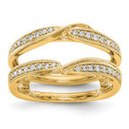 14K Yellow Gold Diamond Guard