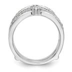 14K White Gold 1/2 carat Diamond Complete Ring Guard