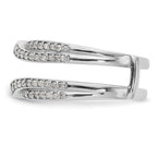14K White Gold 1/2 carat Diamond Complete Ring Guard