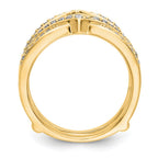 14K Yellow Gold Diamond Guard