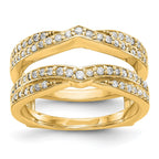 14K Yellow Gold Diamond Guard