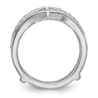 14K White Gold 1/2 carat Diamond Complete Ring Guard