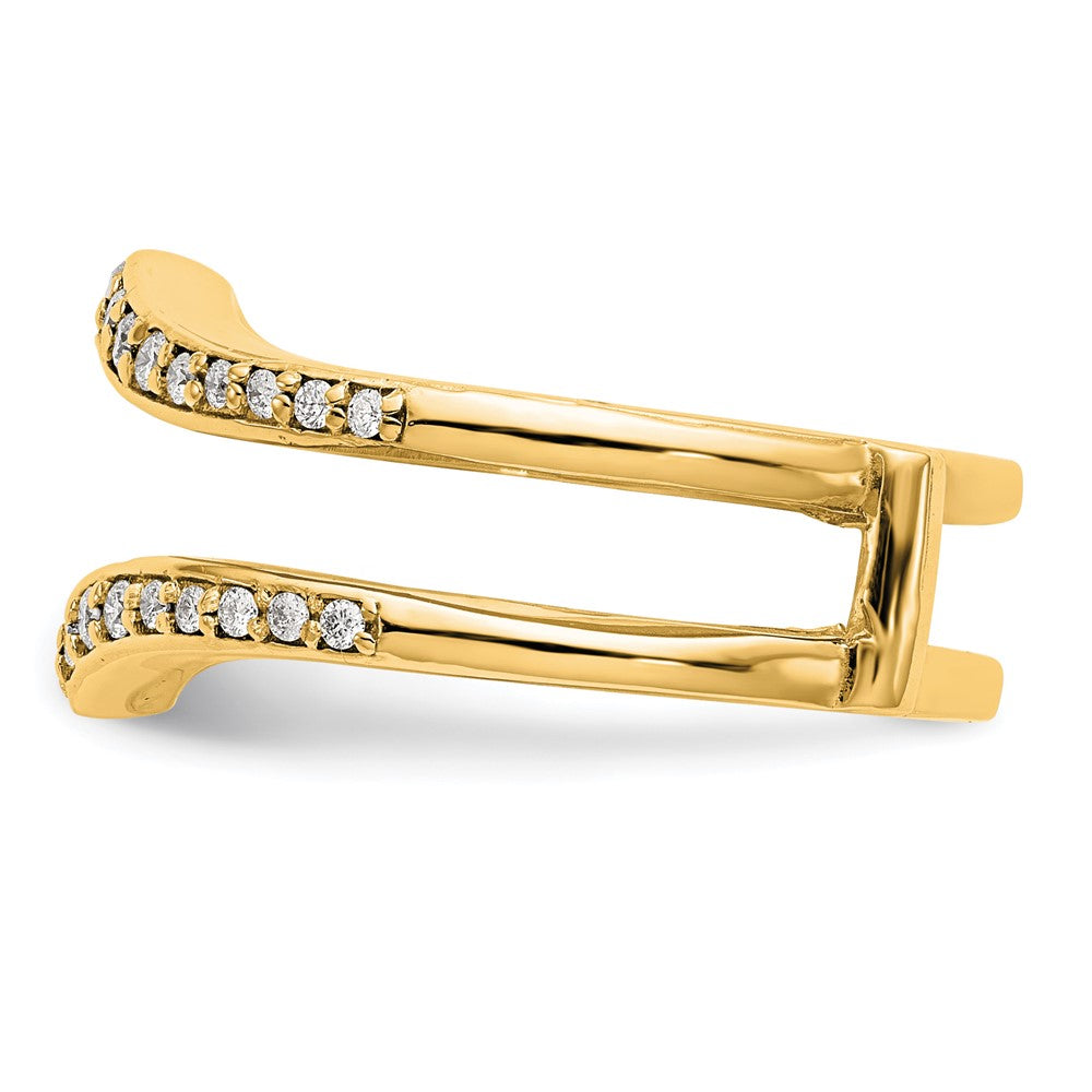 14K Yellow Gold Diamond Guard