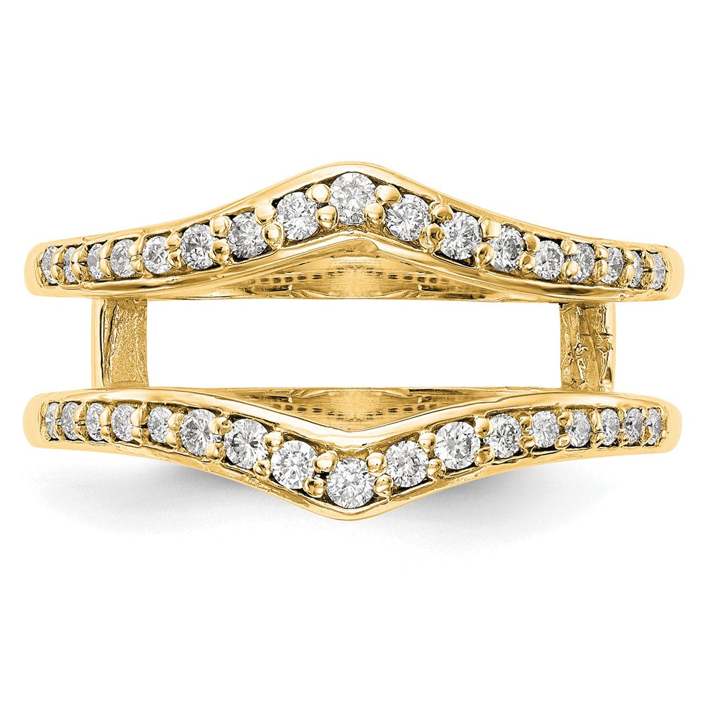 14K Yellow Gold Diamond Guard